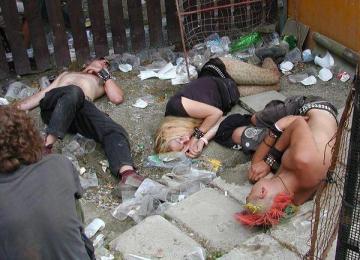 Droga y alcohol, efectos.